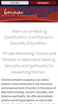 Mobile Screenshot of femininewisdomacademy.com